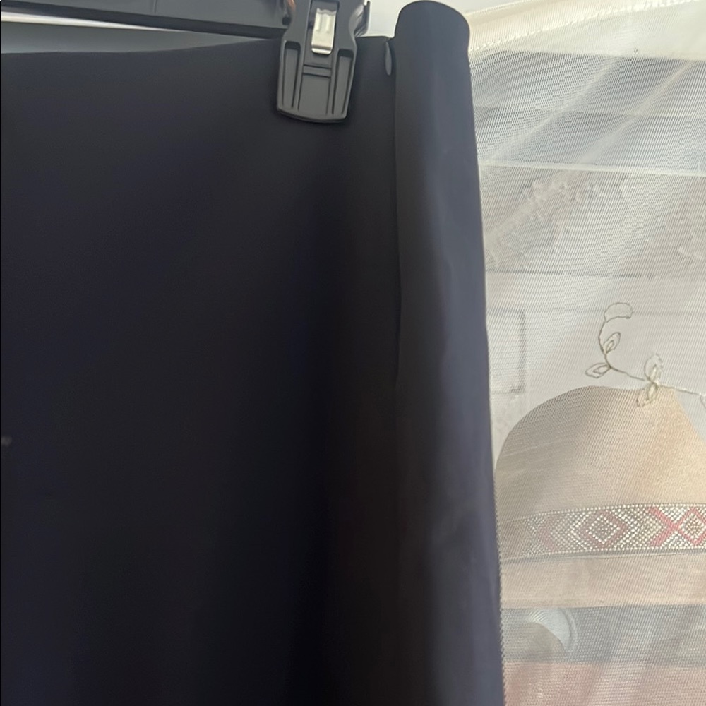 The Row Midnight Navy Black pant with ankle slit detail - Picture 4 of 5